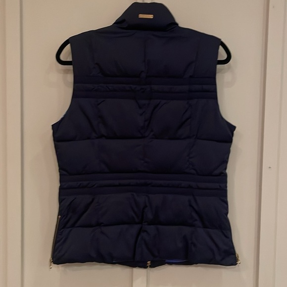 Lilly Pulitzer Navy Isabella Puffer Vest - Picture 2 of 5